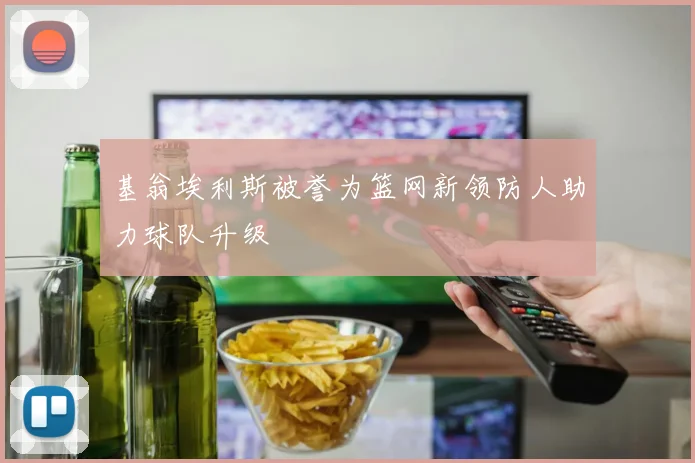 基翁埃利斯被誉为篮网新领防人助力球队升级